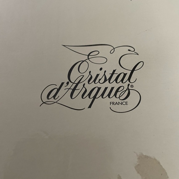 CRISTAL D'ARQUES  8” LEAD GLASS FRUIT BOWL - Picture 2 of 9